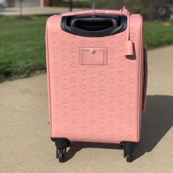 MCM Ottomar Monogrammed Leather Trolley - Picture 3 of 8